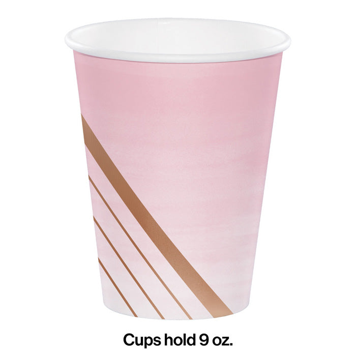 Bulk Rose All Day 12 oz Paper Cups (96 per Case)