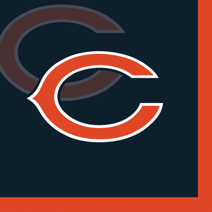 Bulk Chicago Bears Beverage Napkins (192 per Case)