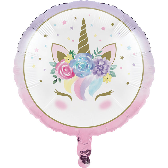 Bulk Unicorn Baby Shower Mylar Balloons (10 per Case)