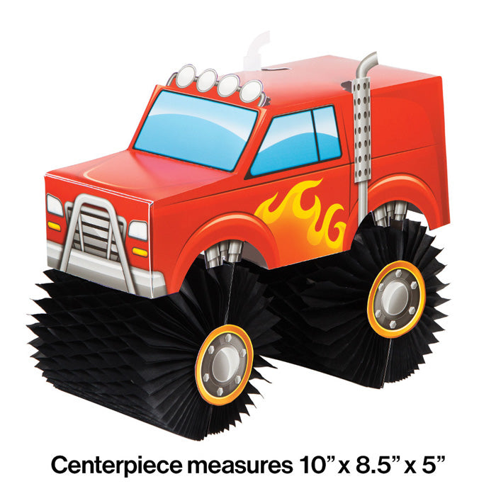 Bulk Monster Truck Centerpieces (6 per Case)