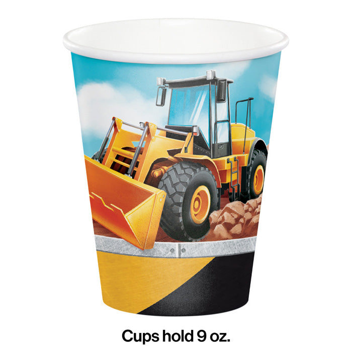 Bulk Big Dig Construction Paper Cups (96 per Case)