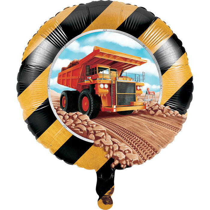 Bulk Big Dig Construction Mylar Balloons (10 per Case)