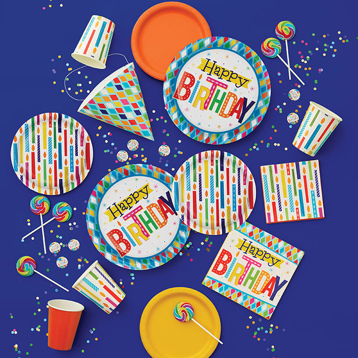 Bulk Bright Birthday Luncheon Napkins (192 per Case)