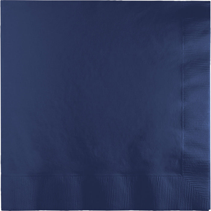 Bulk Navy Blue Luncheon Napkins 3 ply (500 per Case)