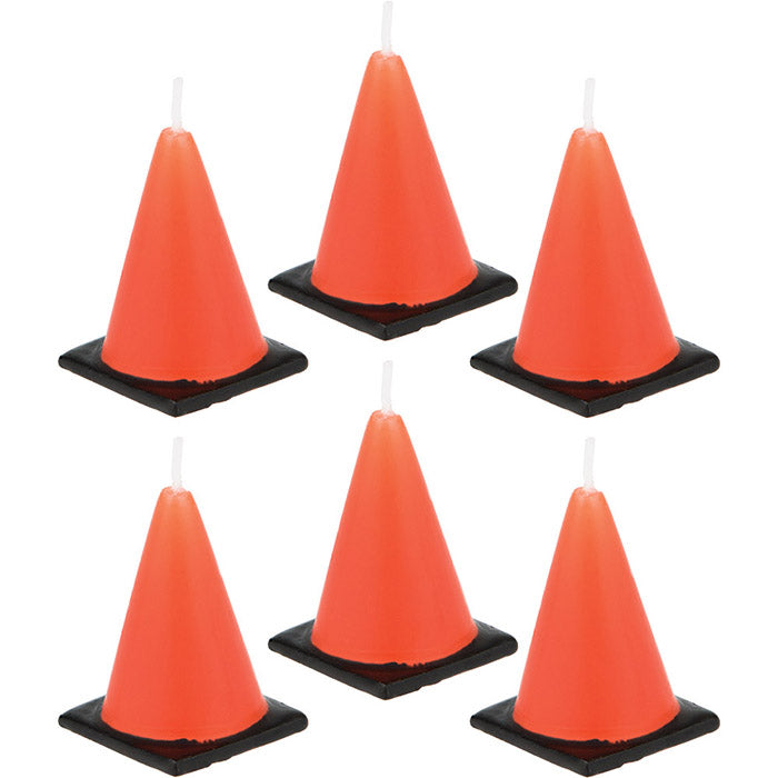 Bulk Construction Cone Candles (72 per Case)