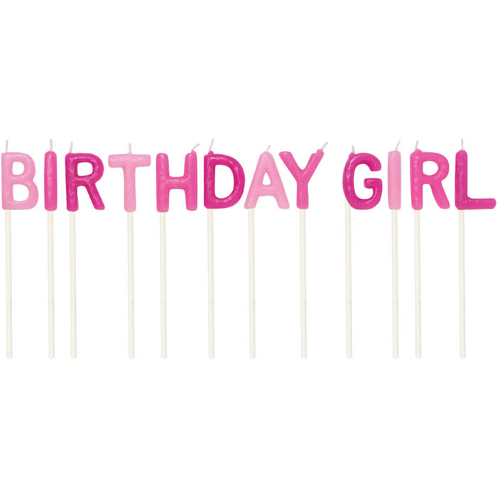 Bulk Birthday Girl Pick Candles (12 per Case)