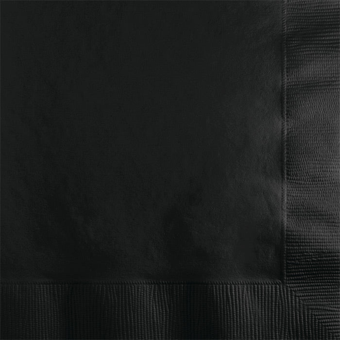 Bulk Black Velvet 2 ply Beverage Napkins (600 per Case)