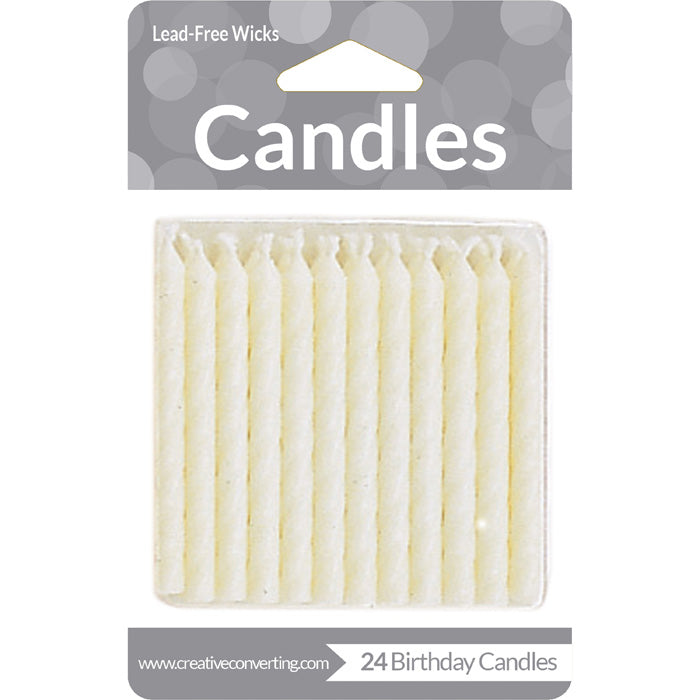 Bulk White Candles (288 per Case)