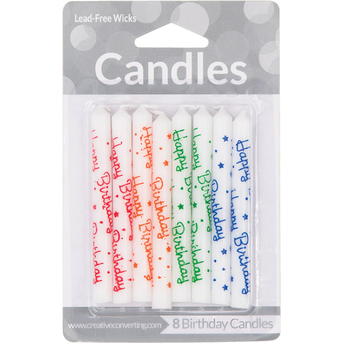 Bulk Happy Birthday Candles (48 per Case)