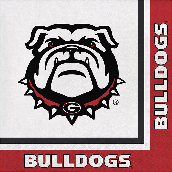 Bulk University of Georgia Luncheon Napkins (240 per Case)