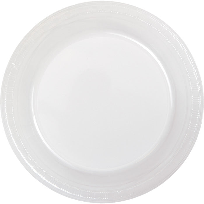 Bulk Clear Plastic Paper 6.75 inch Dessert Plates (240 per Case)