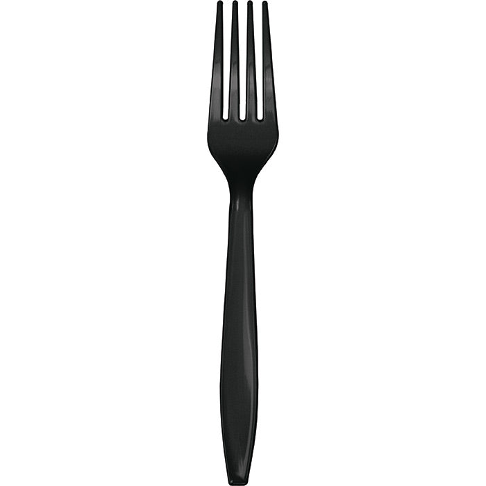 Bulk Black Velvet Bulk Plastic Forks (600 per Case)