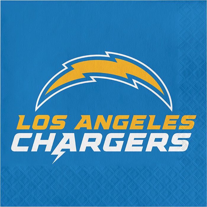 Bulk Los Angeles Chargers Luncheon Napkins (192 per Case)