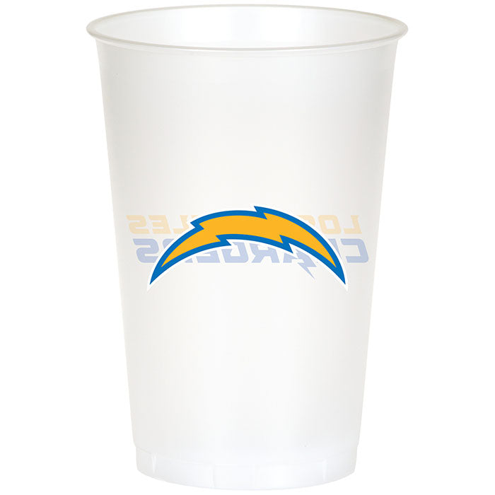 Bulk Los Angeles Chargers 20 oz Plastic Cups (96 per Case)