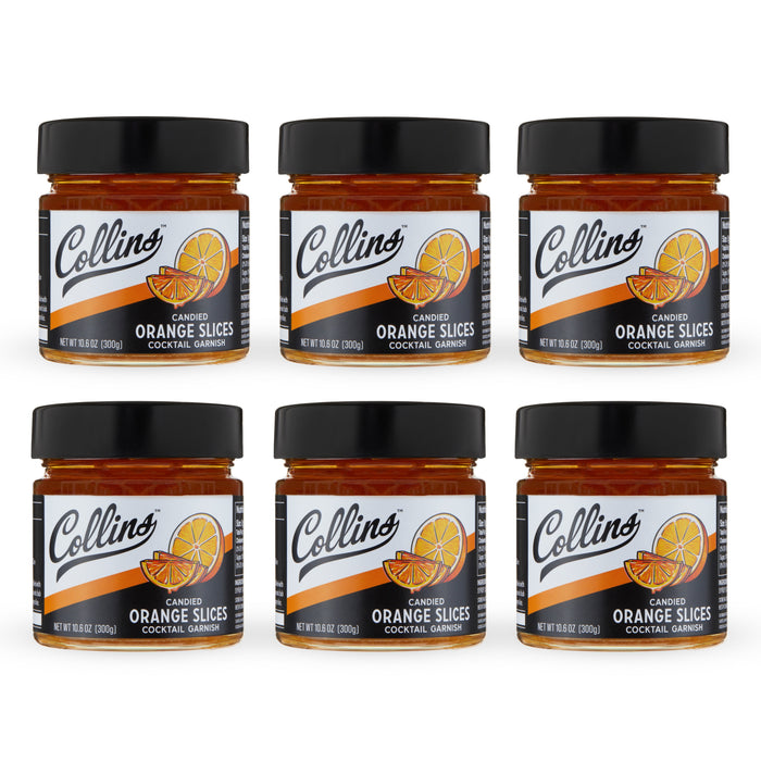 Candied Orange Slices in Syrup 10.6 oz , Set of 6