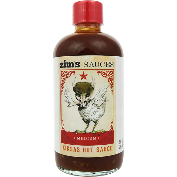 Zim's Kiksas - Medium Hot Sauce 8 oz.