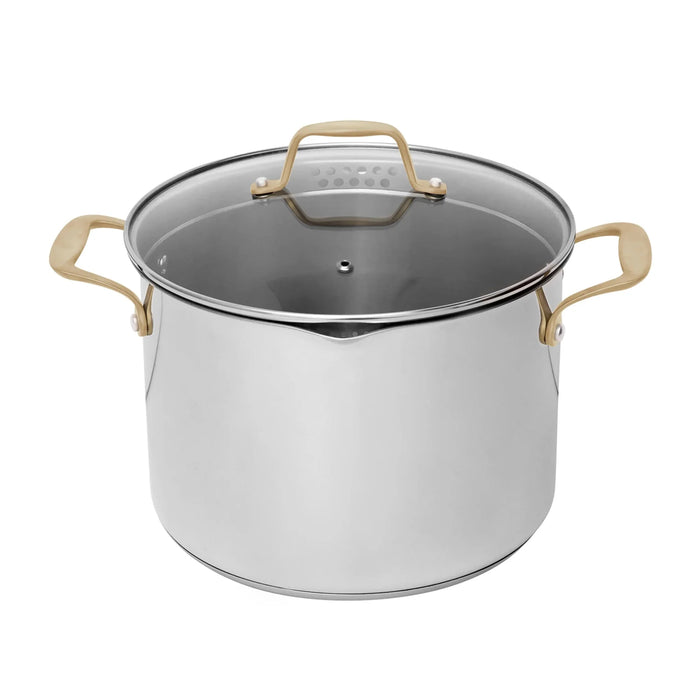 ZLINE 10-Piece Non-Toxic Stainless Steel and Nonstick Ceramic Cookware Set CWSETL-NS-10