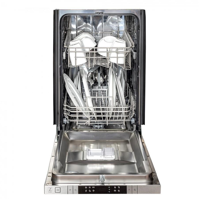 ZLINE 18" Dishwasher in Unfinished Wood with Stainless Steel Tub, DW-UF-H-18