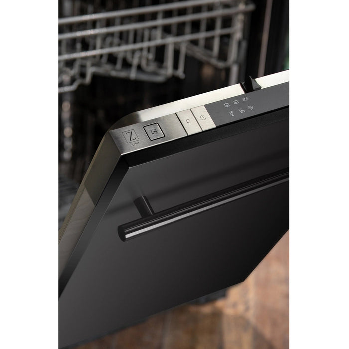 ZLINE 18 in. Compact Top Control Dishwasher with Stainless Steel Tub and Modern Style Handle, DW-BS-H-18
