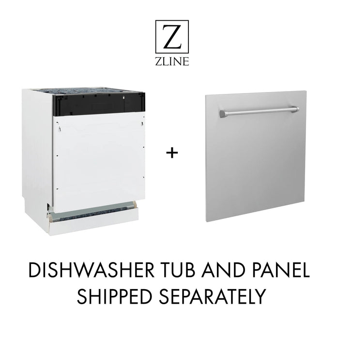 ZLINE 18 in. Tallac Series 3rd Rack Top Control Dishwasher in a Stainless Steel Tub DWV-BS-18