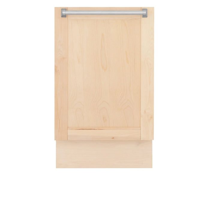 ZLINE 18" Tallac Series 3rd Rack Top Control Dishwasher in Custom Panel Ready with Stainless Steel Tub, DWV-UF-18