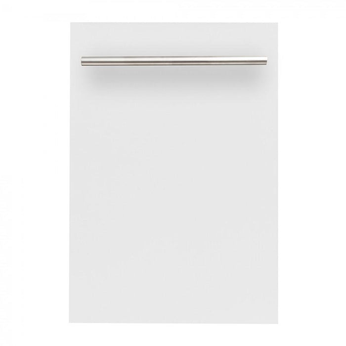 ZLINE 18" White Matte with Stainless Steel Tub, DW-WM-H-18