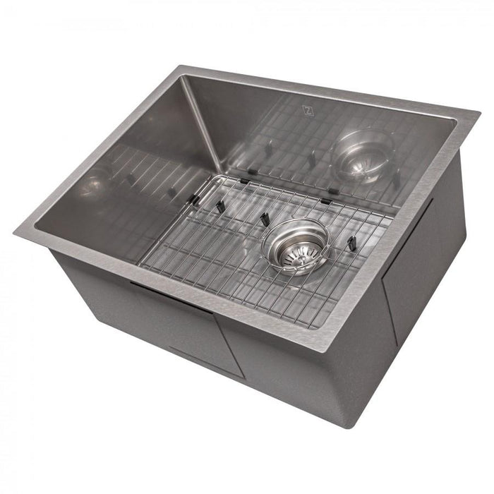 ZLINE 23" Undermount Single Bowl Sink DuraSnow Stainless Steel, SRS-23S