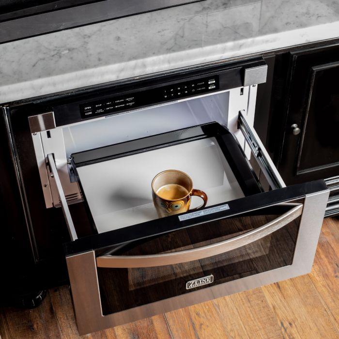 ZLINE 24" 1.2 cu. ft. Microwave Drawer in Stainless Steel, MWD-1