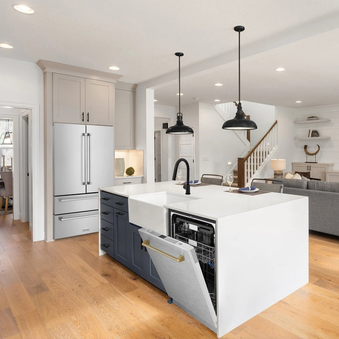 ZLINE 24" Autograph Tall Tub Dishwasher, Bronze, DWMTZ-SN-24-CB