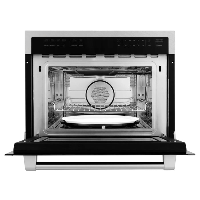 ZLINE 24" Built-in Convection Microwave Oven, DuraSnow, MWO-24-SS