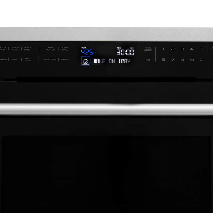 ZLINE 24" Built-in Convection Microwave Oven, DuraSnow, MWO-24-SS