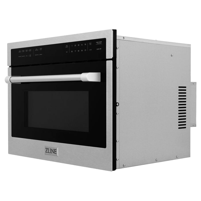ZLINE 24" Built-in Convection Microwave Oven, DuraSnow, MWO-24-SS