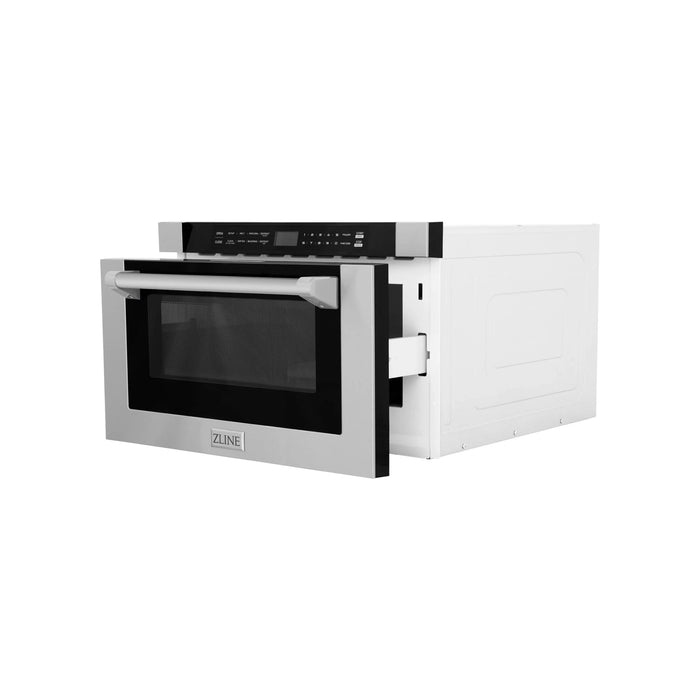 ZLINE 24" Built-in Microwave Drawer, Stainless Steel, MWD-1-H