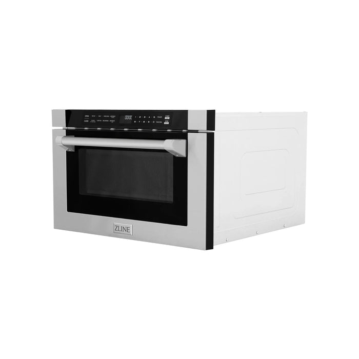 ZLINE 24" Built-in Microwave Drawer, Stainless Steel, MWD-1-H