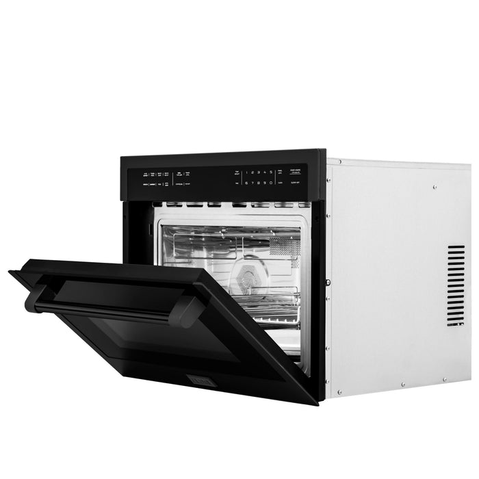 ZLINE 24" Convection Microwave, Black Stainless, MWO-24-BS