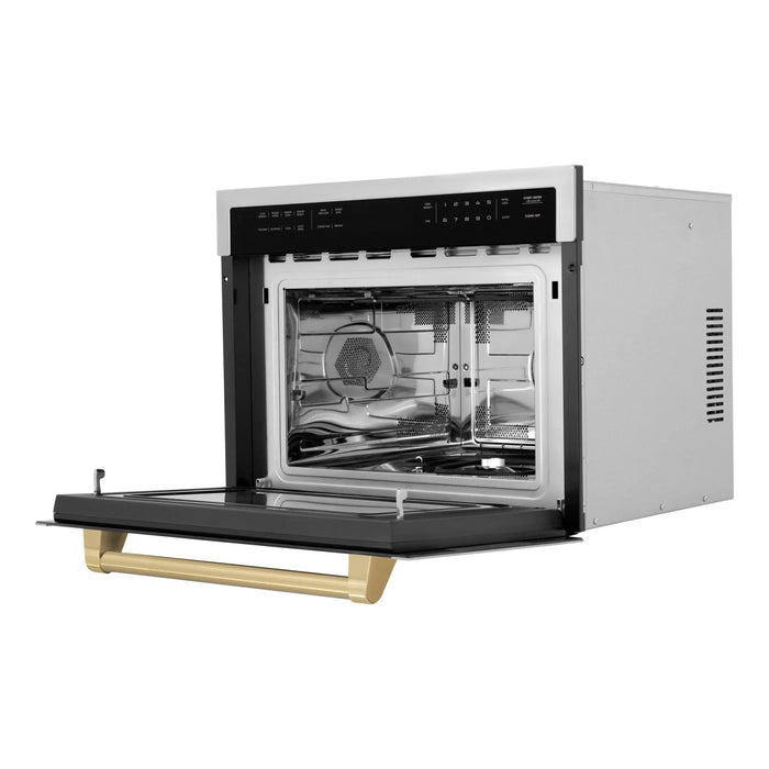 ZLINE 24" Convection Microwave, Stainless Steel, Bronze MWOZ-24-CB