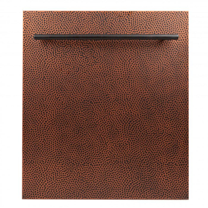 ZLINE 24" Dishwasher Hand-Hammered Copper, Stainless Steel Tub, DW-HH-24