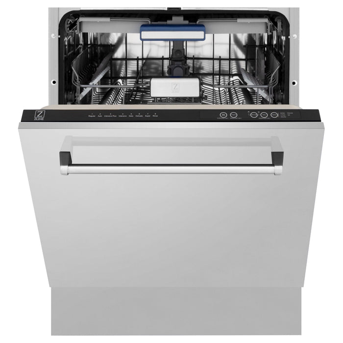 ZLINE 24" Dishwasher in Custom Panel Ready, Stainless Tub, DWV-304-24