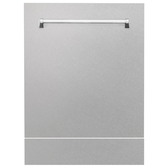 ZLINE 24" Dishwasher in DuraSnow Stainless panel, Stainless Tub, DWV-SN-24