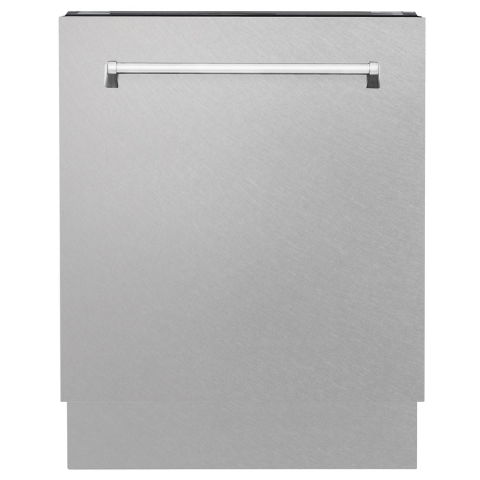 ZLINE 24" Dishwasher in DuraSnow Stainless panel, Stainless Tub, DWV-SN-24