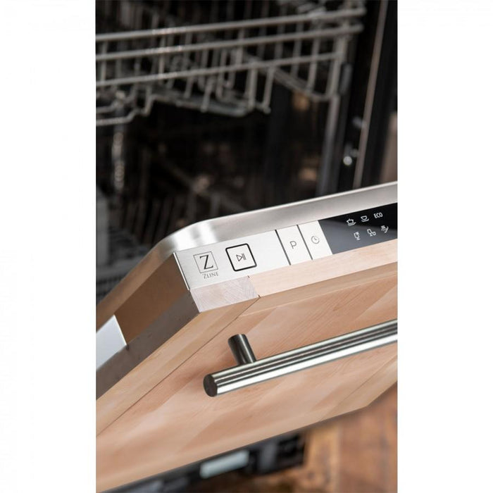 ZLINE 24" Dishwasher in Unfinished Wood with Stainless Steel Tub, DW-UF-24