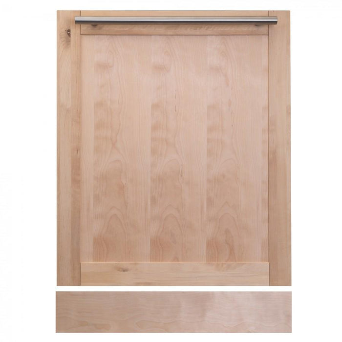 ZLINE 24" Dishwasher in Unfinished Wood with Stainless Steel Tub, DW-UF-24