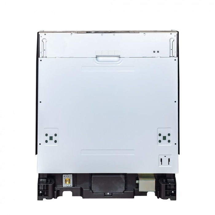 ZLINE 24" Dishwasher in White Matte, Traditional Handle, DW-WM-24