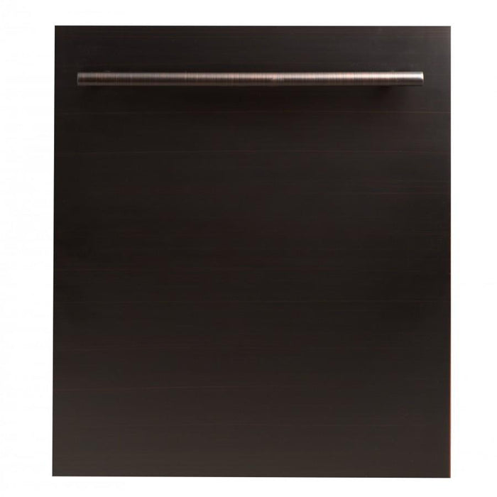 ZLINE 24" Dishwasher Oil-Rubbed Bronze, Stainless Steel Tub, DW-ORB-24