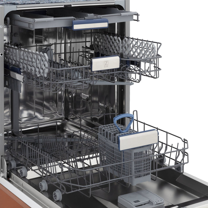 ZLINE 24" Dishwasher with Copper panel, Stainless Tub, DWV-C-24