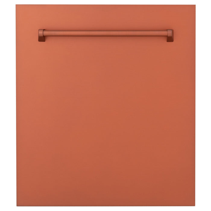 ZLINE 24" Dishwasher with Copper panel, Stainless Tub, DWV-C-24