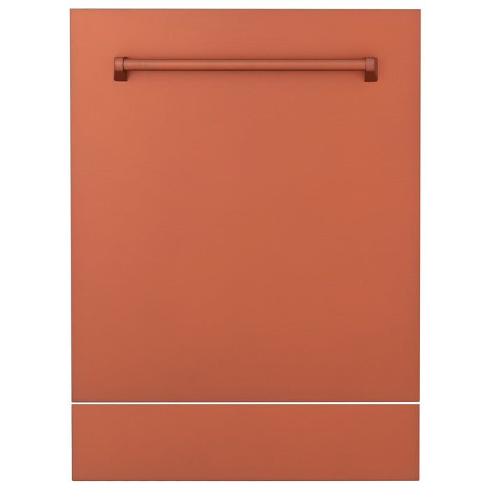 ZLINE 24" Dishwasher with Copper panel, Stainless Tub, DWV-C-24