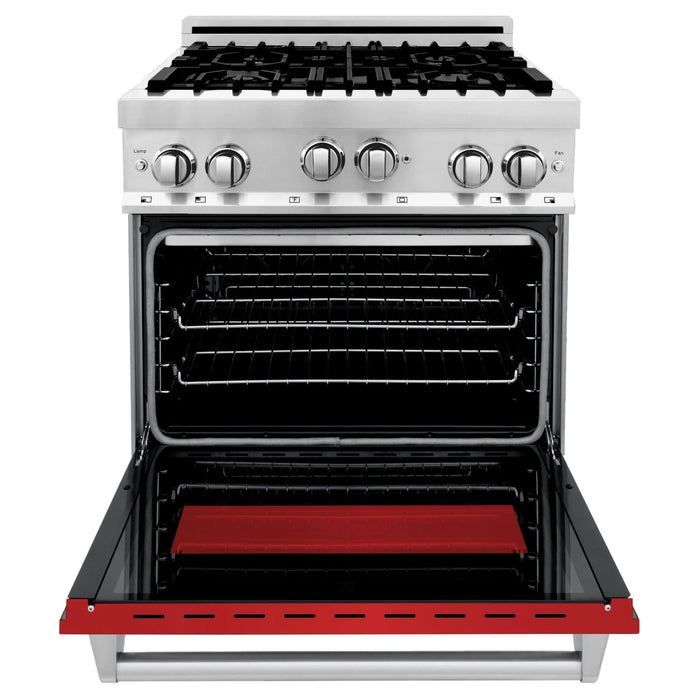 ZLINE 24" Gas Range with Red Gloss door, RG-RG-24
