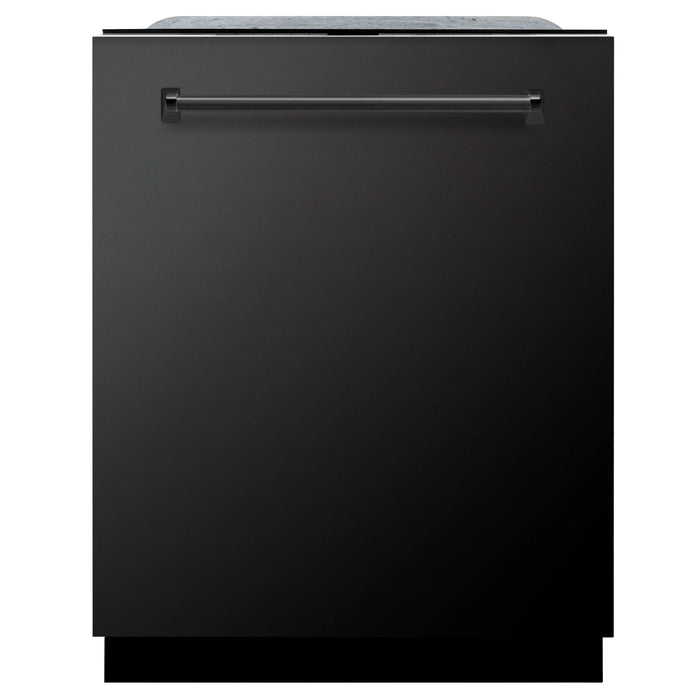 ZLINE 24 in. Panel-Included Monument Series 3rd Rack Top Touch Control Dishwasher with Color Options and Stainless Steel Tub DWMT-BS-24