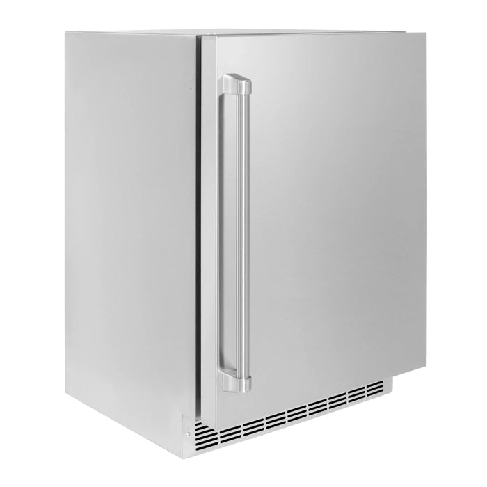 ZLINE 24 in. Touchstone Beverage Fridge w Stainless Steel Door RBSO-ST-24